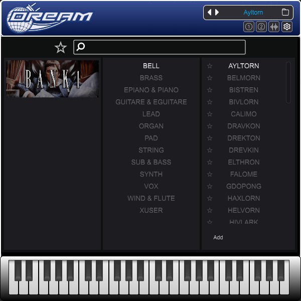 DREAM — Presets Panel